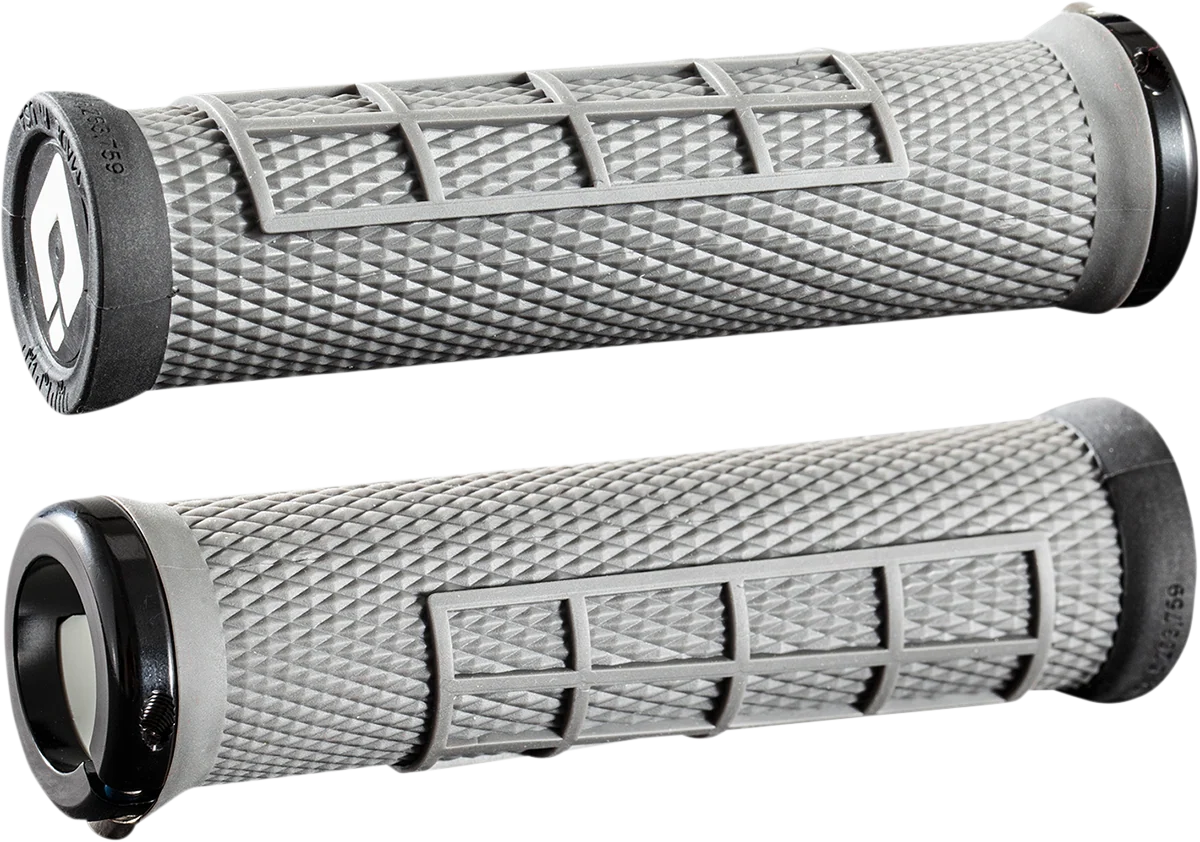 Environmentally Friendly ODI Elite Flow MTB Grips - Graphite Black D33EFH-B Advanced