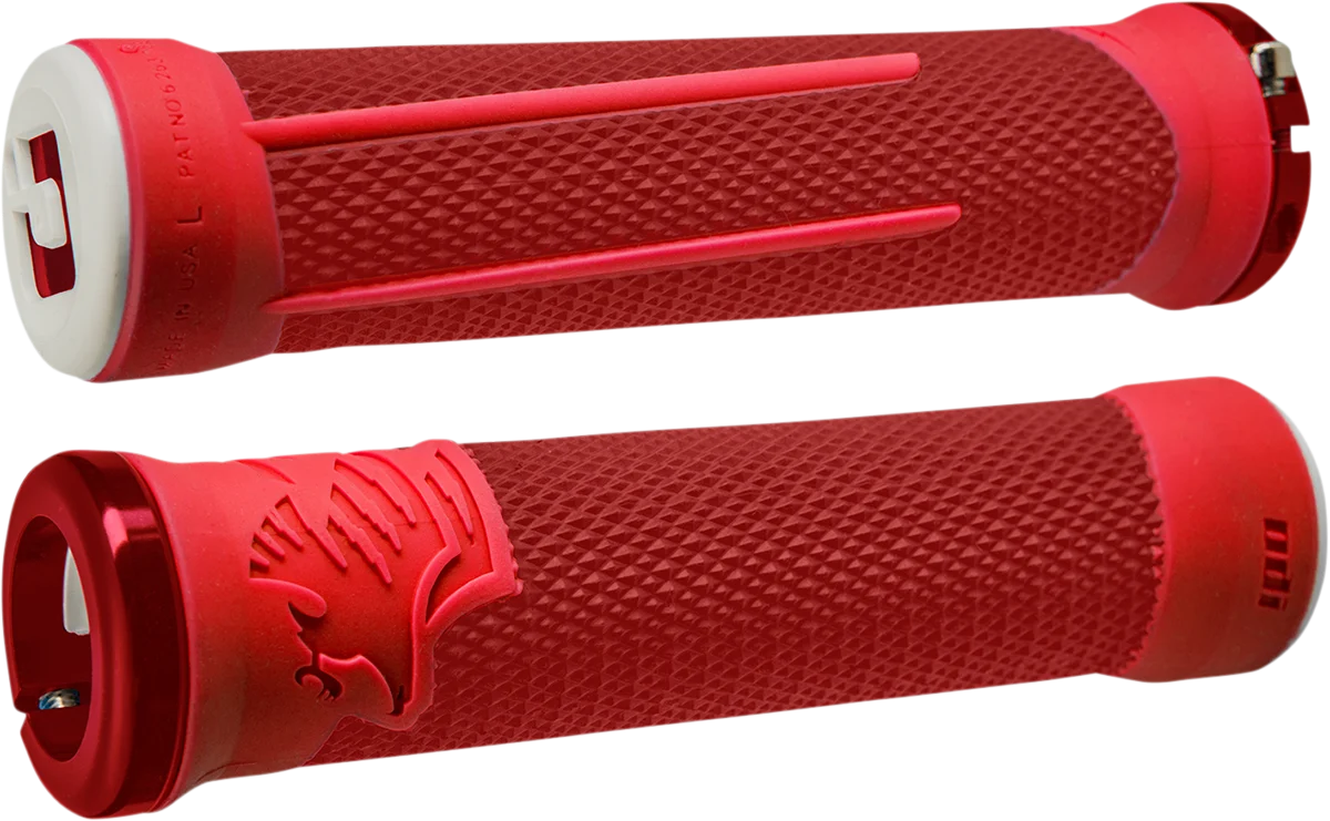 Fine ODI AG-2 MTB Grips - Red Fire Red D35A2RF-R Trendy