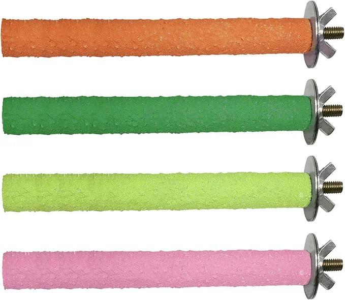 Modern Hamiledyi Parrot Perch Stand Toy Bird Cage Perch Toy Natural Paw Grinding Comfortable