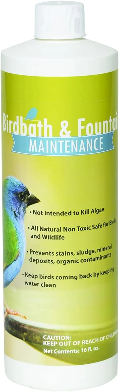 Expertly Made Sanco Bird Bath Fountain Maintenance Fast-Acting Enzyme-Based Formula Will High-End