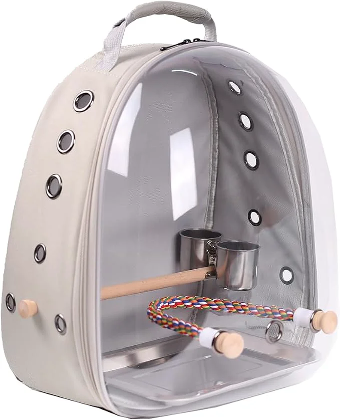 Advanced Bird Traval Carrier Cage Vet Transport Book Bag Environmentally Friendly
