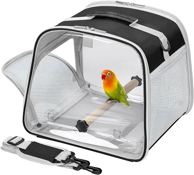 Traditional Suertree Small Bird Carrier Large Window Travel Cage Selected