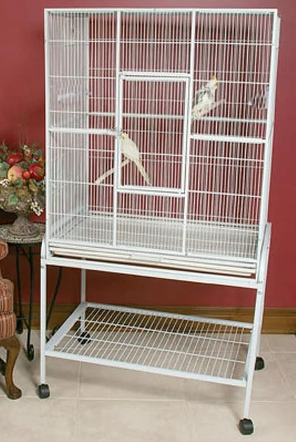 Responsible 54 Large Wrought Iron Breeding Flight Canary Parakeet Cockatiel Lovebird Finch High-Performance