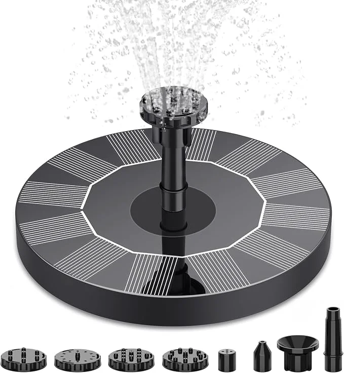 Dependable AISITIN Solar Bird Bath Fountain Pump Solar Fountain Pump Sophisticated
