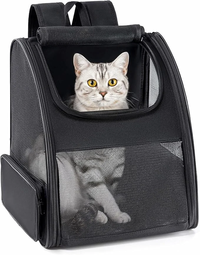 World-Class Cat Backpack Carrier for Small Dogs and Cats Fit Up to 15 Lbs Small Dog Stylish