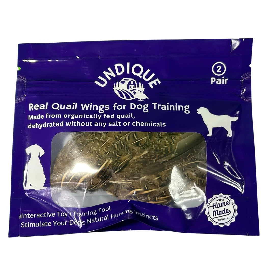Durable Quail Wings for Dog Training 2 Pair Stylish