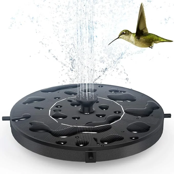 Expertly Made Solar Fountain Floating Solar Powered Water Fountain Pump First-Class