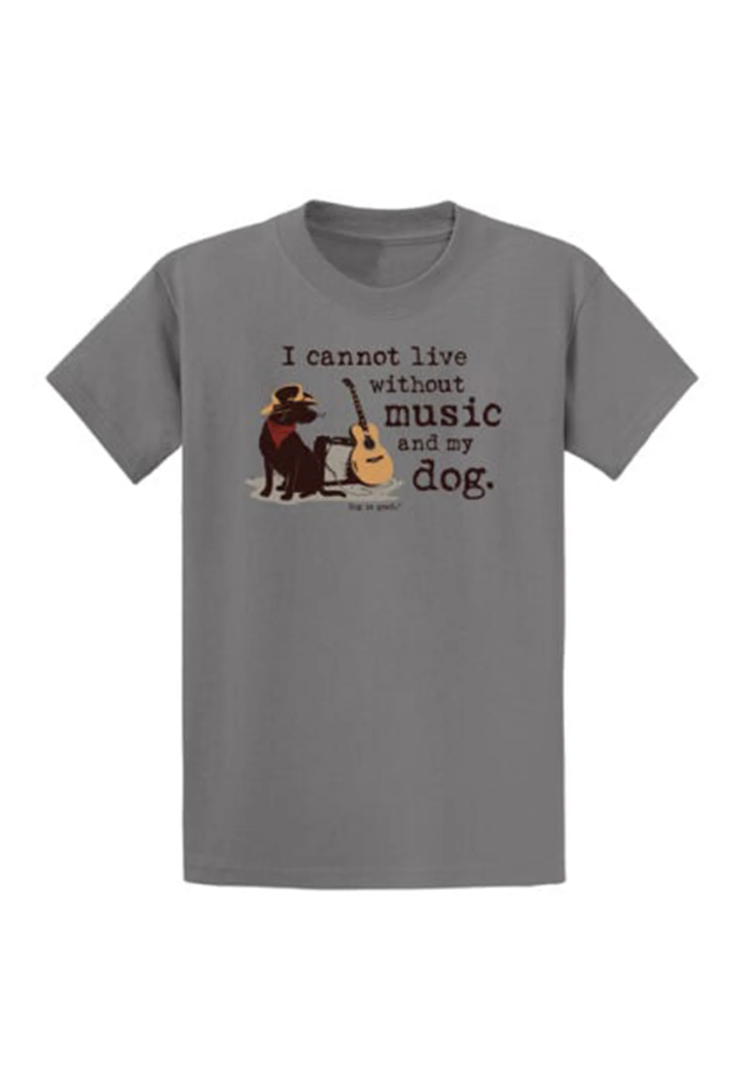Original T-shirt Music and My Dog Fine