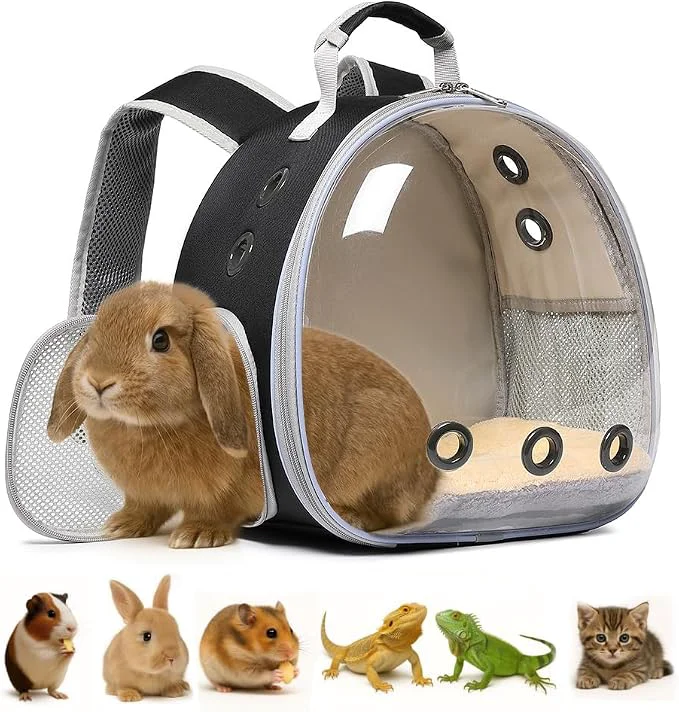 Durable Bunny Carrier Guinea Pig Carrier Small Animal Carrier Backpack Professional