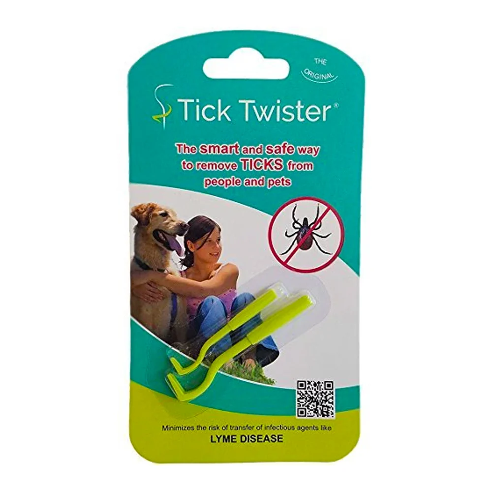 Next-Generation Tick Twister Small Large Tick Remover Set Pack Green