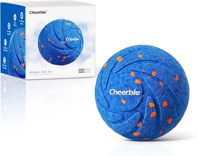 World-Class Cheerble Smart Interactive Dog Toy Wicked Ball AIR Automatic Moving and High-Performance