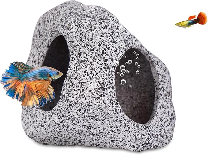 Pure Ameliade Aquarium Decorations Cave Fish Tank Accessories Rock Decor Trendy