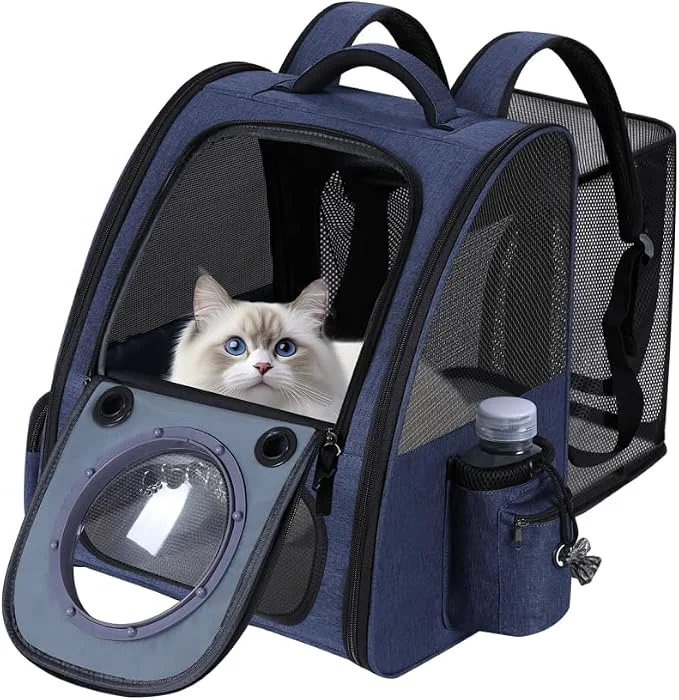 Artisan Bubble Cat Backpack Carrier Expandable Cat Carrier Backpack Breathable Pet Powerful