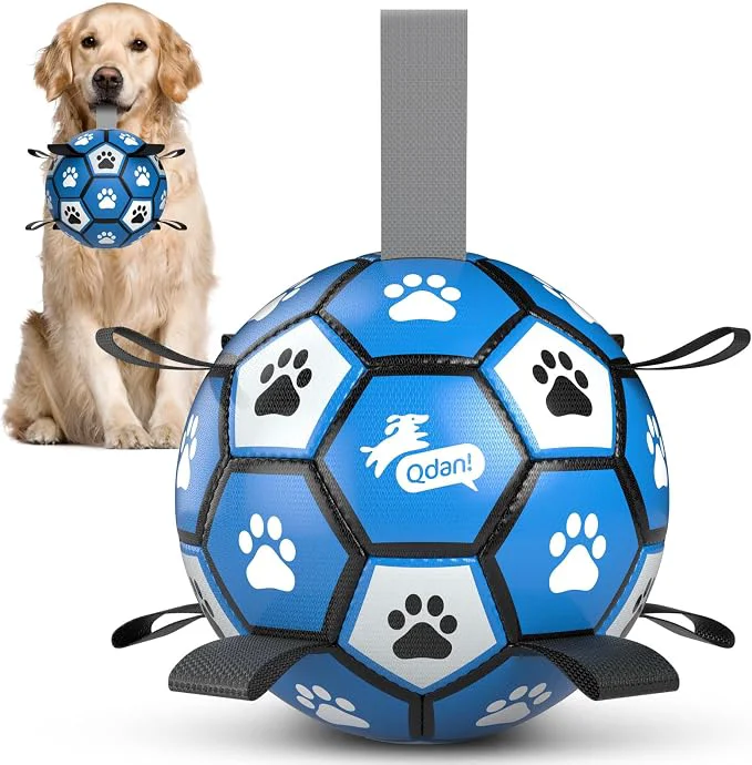 Practical QDAN Dog Ropes Toys Soccer Ball Exceptional