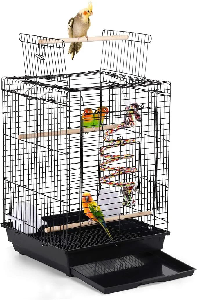 Powerful Yaheetech Open Play Top Travel Bird Cage Responsible