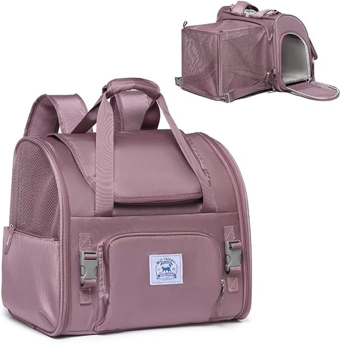 Practical Pet Backpack Carrier for Small Dogs Medium Cats Breathable and Collapsible Exceptional