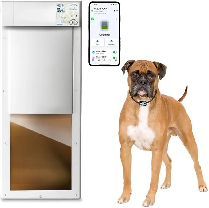Pure Power Pet WiFi Automatic Electronic Pet Door by High Tech Pet Reusable