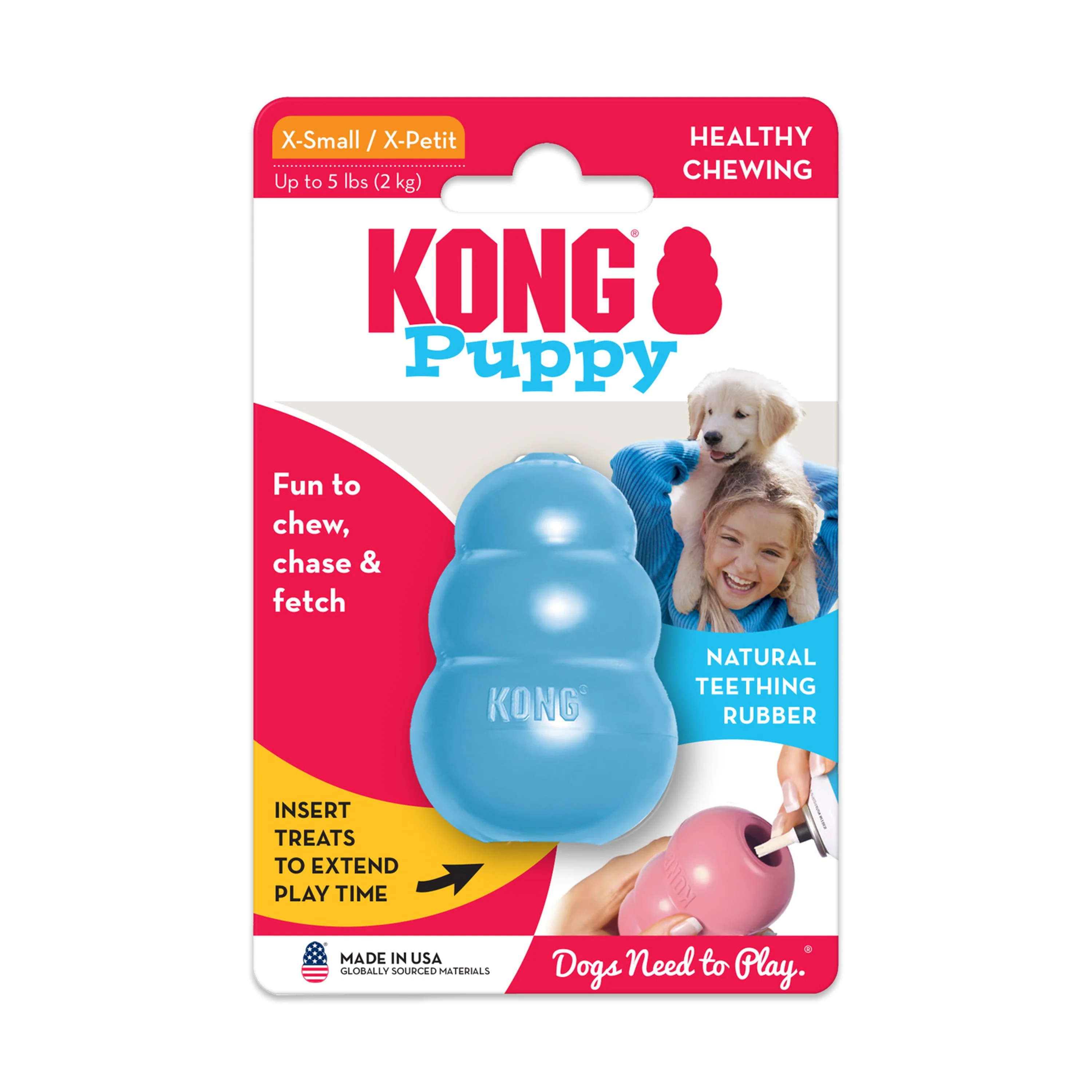 Advanced KONG Puppy Toy Assorted XS Innovative