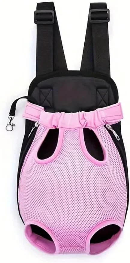 Genuine Pet Dog Carrier Backpack Portable Breathable Mesh Chest Carrier Polyester Enhanced