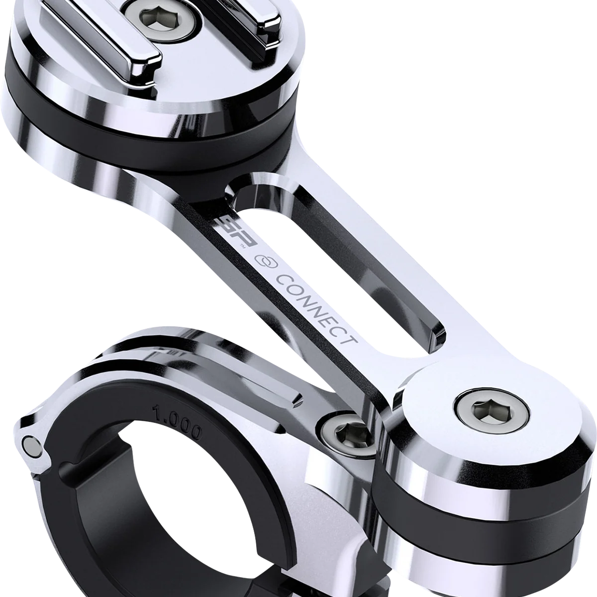 High-End SP CONNECT Phone Mount - Pro - Handlebar Clamp - Chrome 53238 Smart