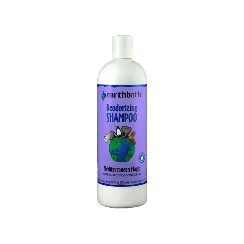 High-Grade Earthbath Deodorizing Shampoo for Dogs Mediterranean 16-oz Environmentally Friendly