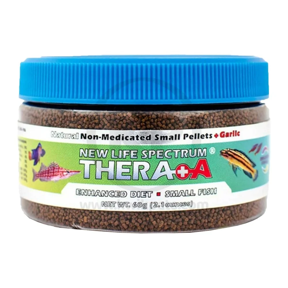 Certified New Life Spectrum Thera A Pellets Fish Food Small 2.1-oz Proven