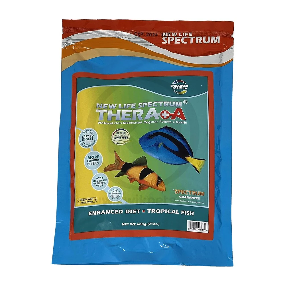 Excellent New Life Spectrum Thera A Color Enhancing Fish Food 1-mm Regular 600g High-End