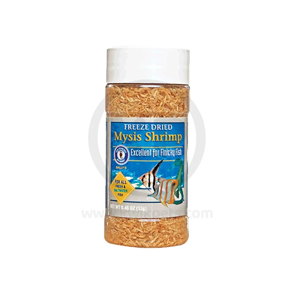 Traditional San Francisco Bay Brand Mysis Shrimp ze-Dried Fish Food 0.46-oz Fine