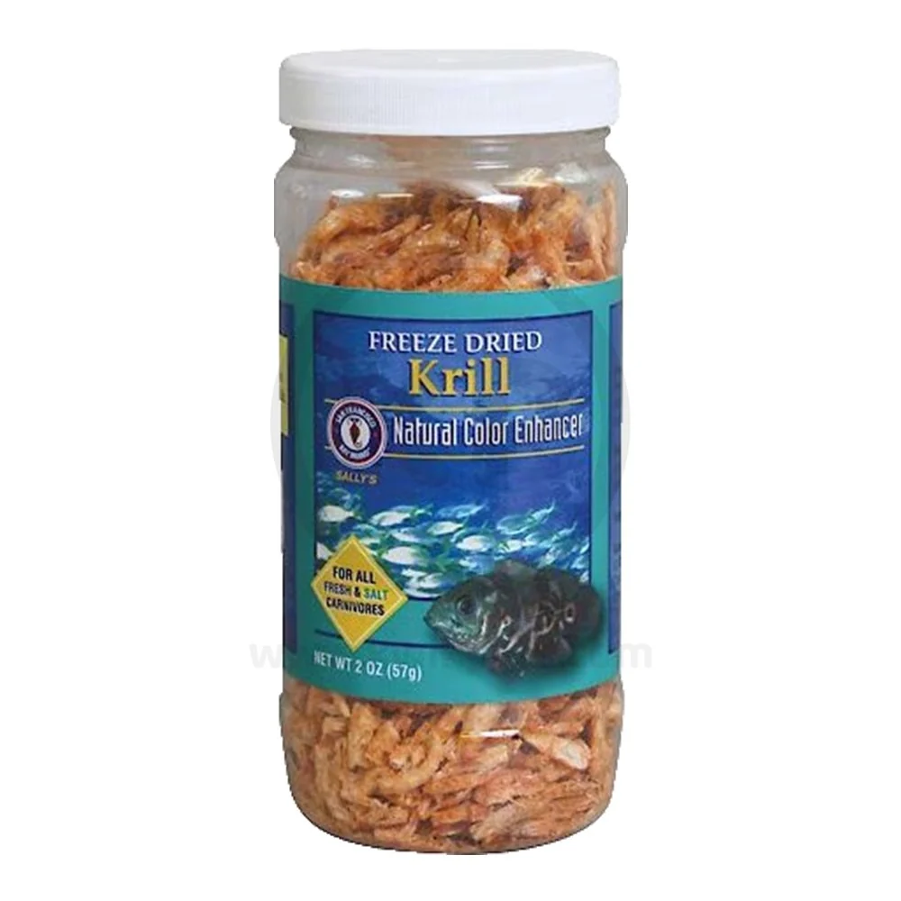 Modern San Francisco Bay Brand Krill ze-Dried Fish Food 2-oz Secure