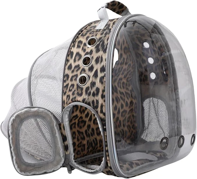 Breathable Cat Backpack Carrier Back Expandable Bubble Pet Carrier Backpack Certified