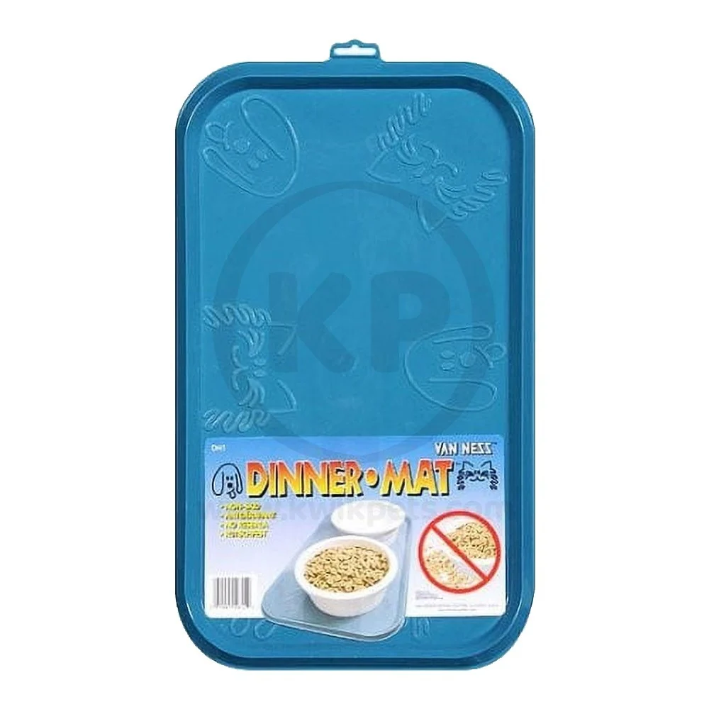 World-Class Van Ness Plastics Pet Dinner Mat Assorted Large Premium Material