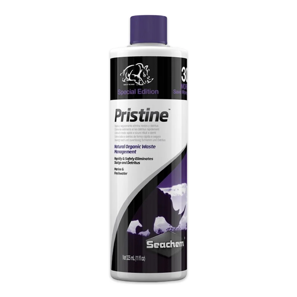 Green Seachem Pristine Biological Conditioner 325 ml Reusable