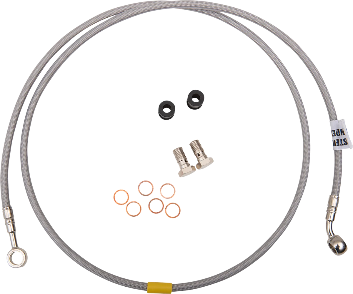 Premium GALFER Brake Line Kit - Stainless Steel FK003D102-1 Safe