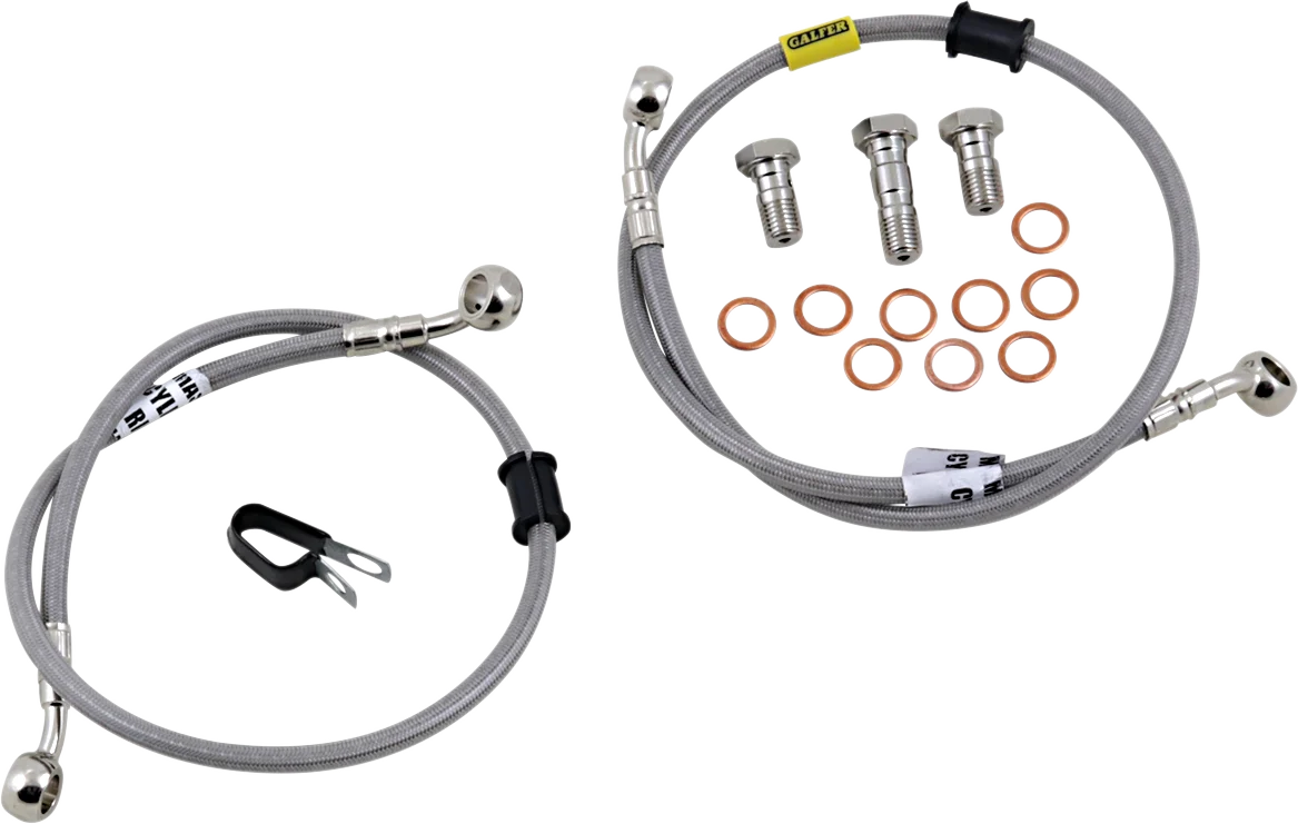 Relaxed GALFER Brake Line - Stainless Steel FK003D886-2 Selected