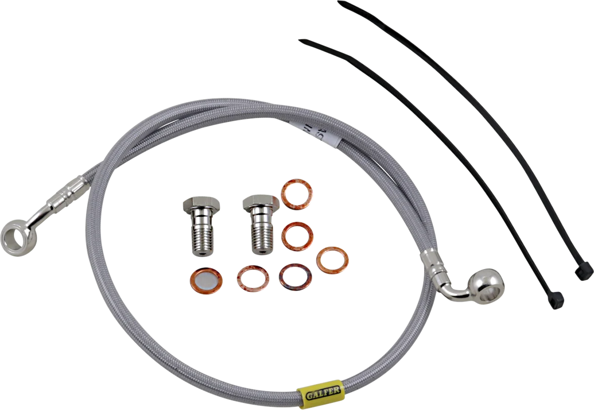 Breathable GALFER Brake Line - Stainless Steel FK003D871R Clean