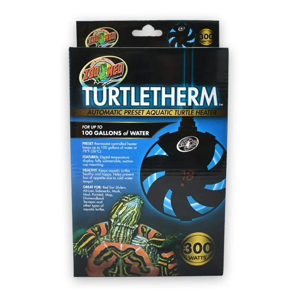 Prestigious Zoo Med Turtletherm Automatic Preset Aquatic Turtle Heater 300W Clean