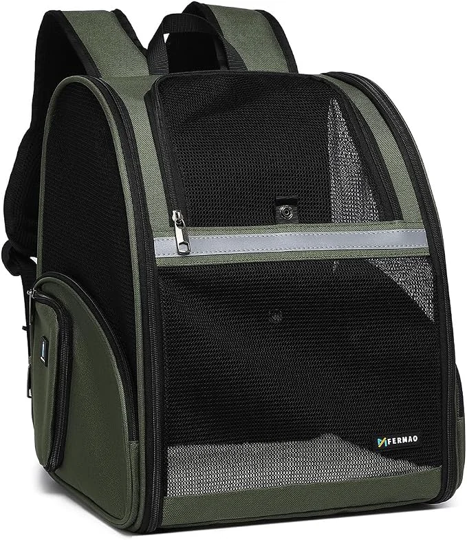 User-Friendly Cat Backpack Carrier for Small Dogs and Medium cat Puppy Kitten Bunny Pet Contemporary