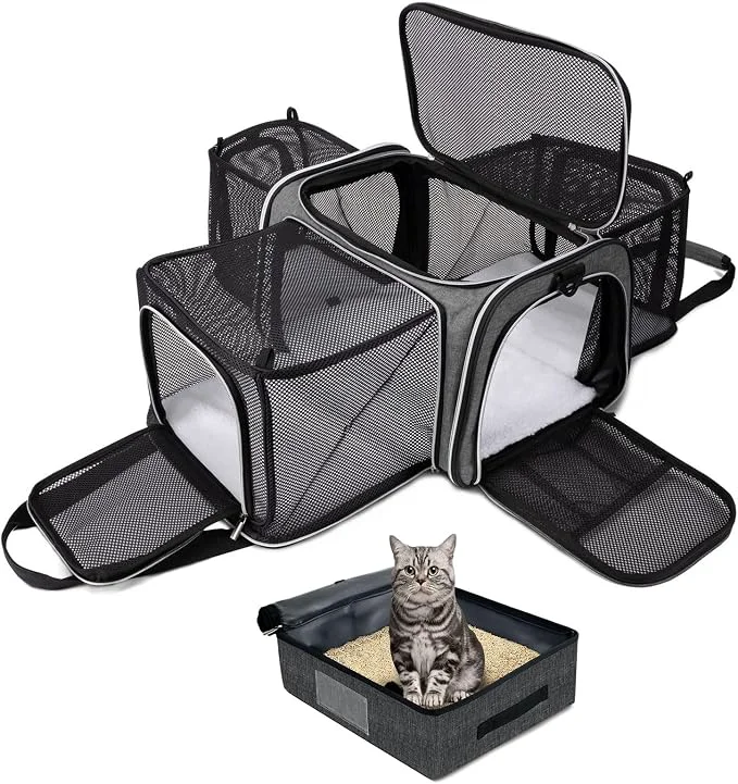 Artisan BAGLHER Expandable Cat Carrier Crafted