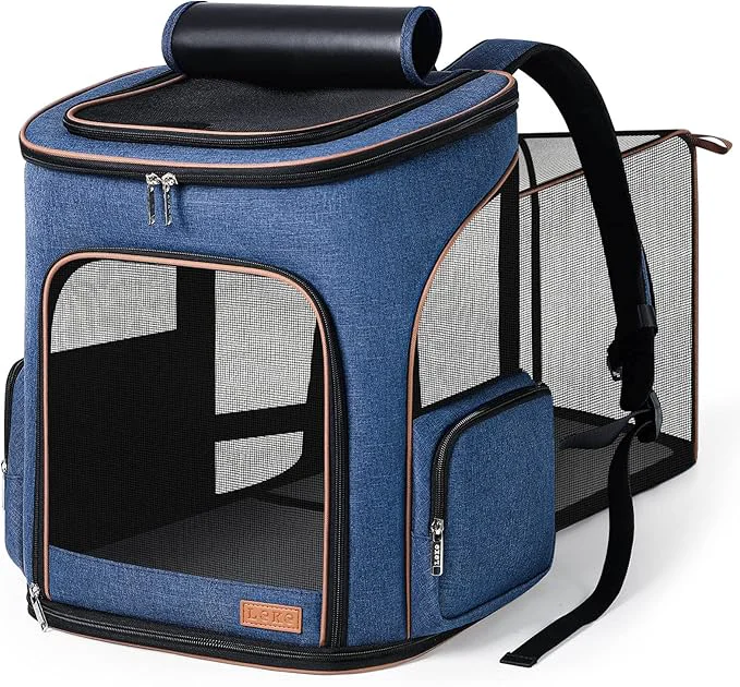 Detailed Lekereise Large Cat Backpack Carrier Fit Up to 20 25 Lbs Expandable Pet Superior