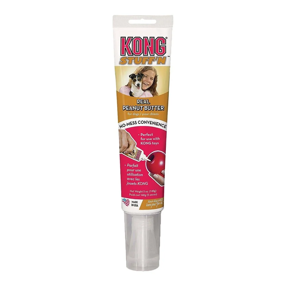 Versatile KONG Stuff'N Dog Treat Paste Tube Peanut Butter 5-oz Contemporary