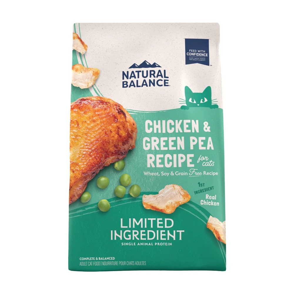 Detailed Natural Balance Pet Foods Limited Ingredient Grain Dry Cat Food Green Pea Chicken 4-lb Prestigious