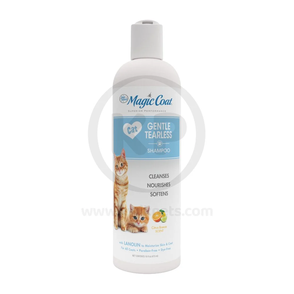 Original Four Paws Coat Tearless Cat Kitten Shampoo 16-oz Efficient
