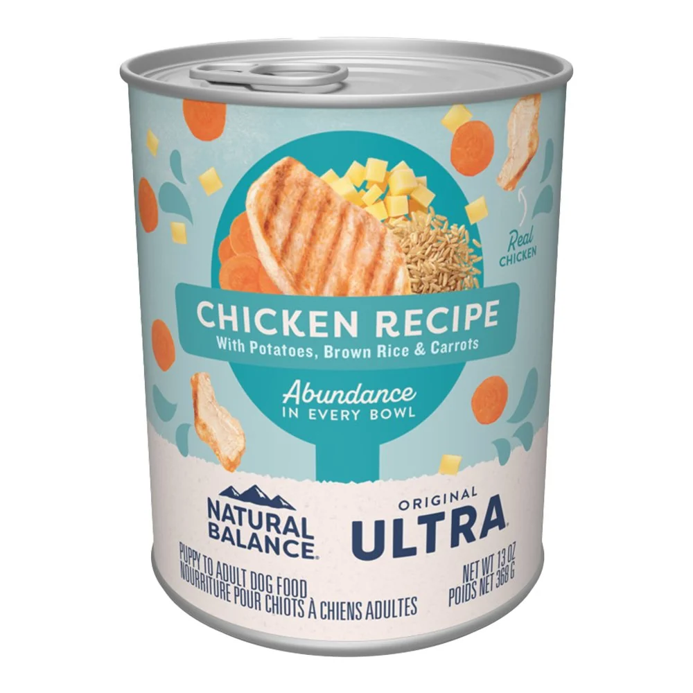 Modern Natural Balance Pet Foods Ultra Abundance Canned Dog Food Chicken 13-oz Powerful