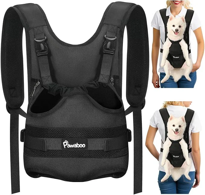 Classic Pawaboo Pet Dog Front Carrier Backpacks Legs Out Pet Carrier Backpack Convenient