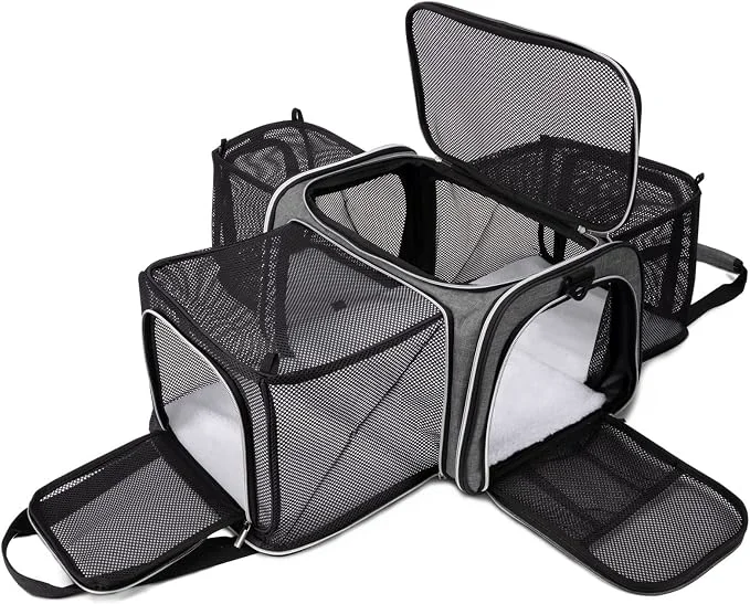 Official BAGLHER Cat Carrier Bag Airline Pet Carrier Soft Side Pet Travel 5 Minimalist
