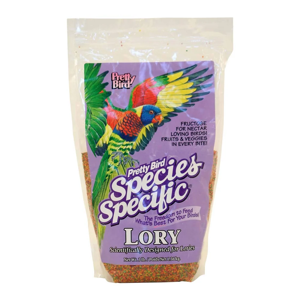 Excellent Pretty Bird Species Specific Lory Pelleted Bird Food 3-lb Modern