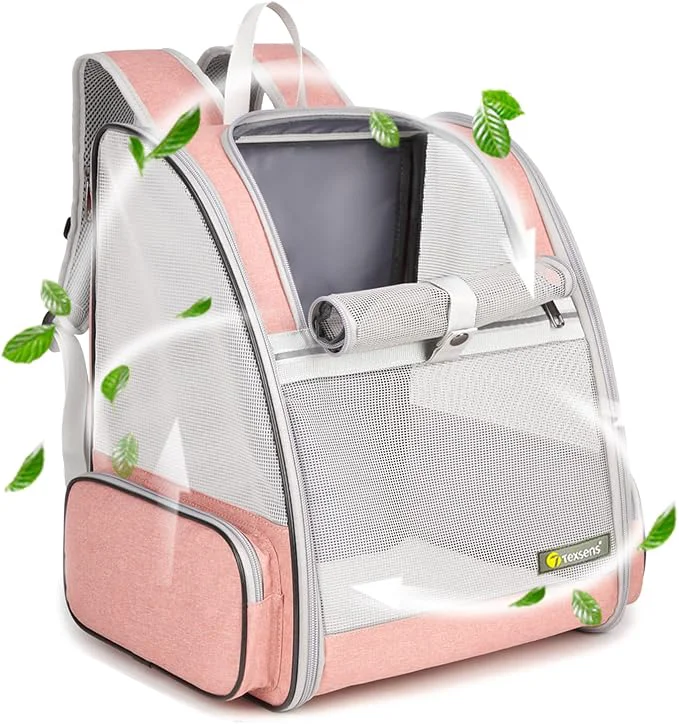 Original Texsens Innovative Traveler Bubble Backpack Pet Carriers Clean