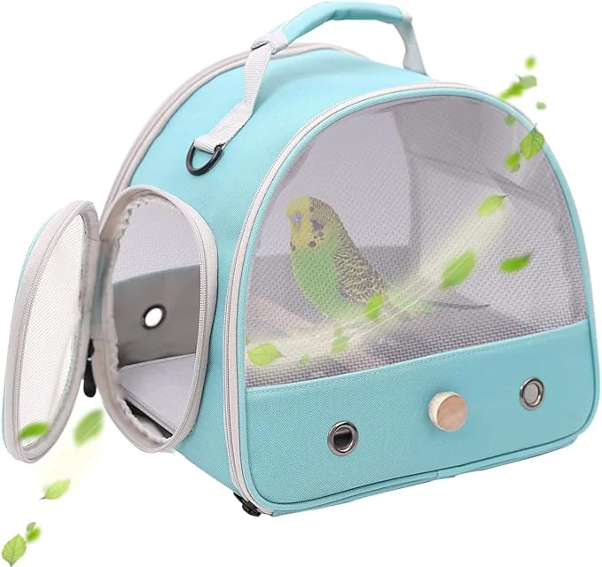 Trendy Bird Carrier Portable Small Bird Parrot Parakeet Carrier Sophisticated