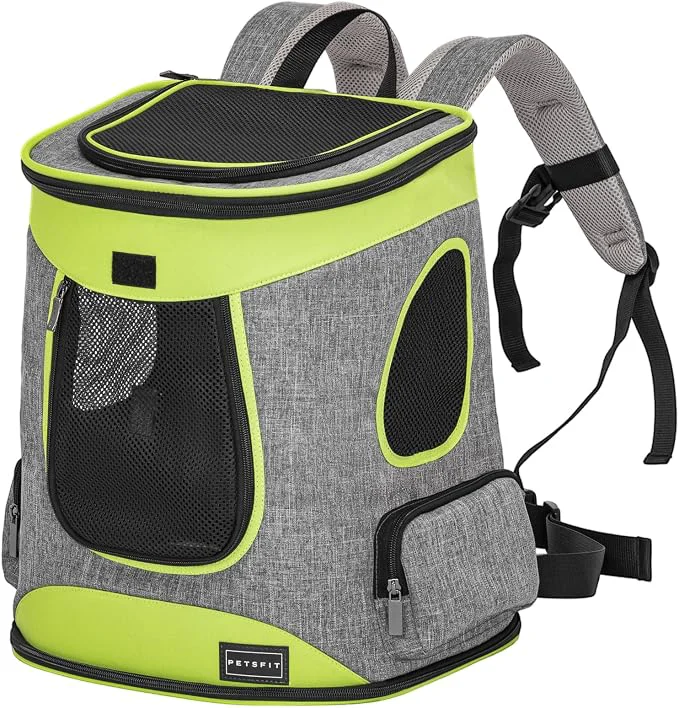 Soft Petsfit Pet Backpack Carrier Easy-Fit Dog Travel Backpack Carrier Superior