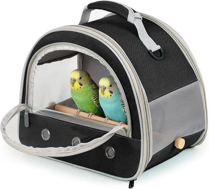 Exceptional halinfer Small Bird Travel Carrier Easy-to-Use
